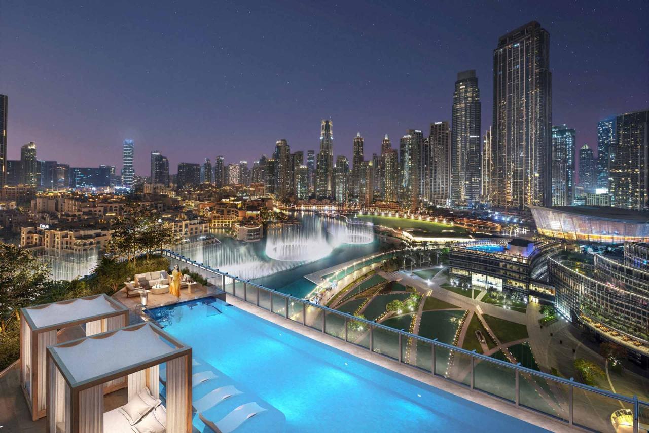 Burj khalifa lobbies lobby residents