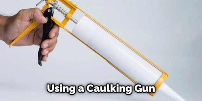 How to replace caulking around garage door frame