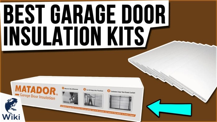 Best garage door insulation