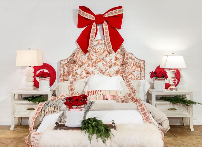 How to decorate a bedroom for christmas