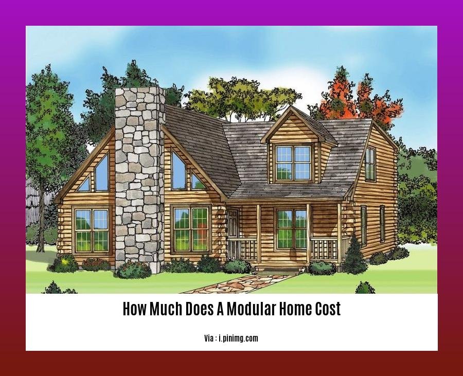 How much are modular homes for sale